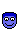 Blaue Coole Smilies (7) Smiley – Blau